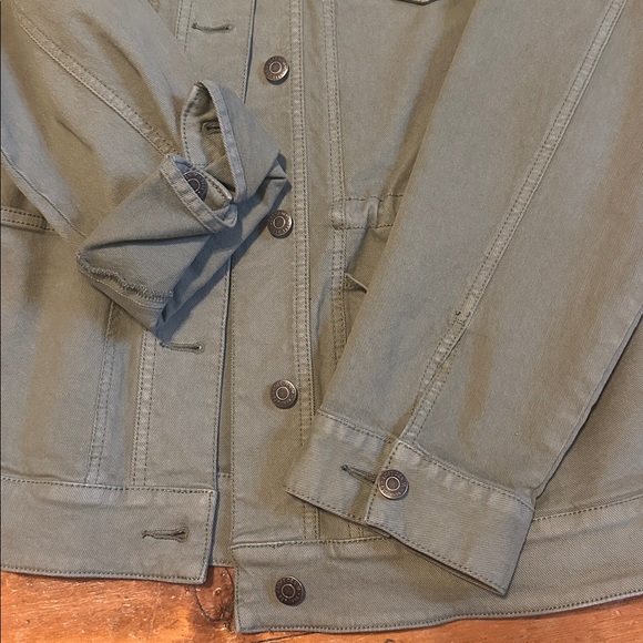 LOFT Olive Green Utility Jacket - Picture 4 of 4